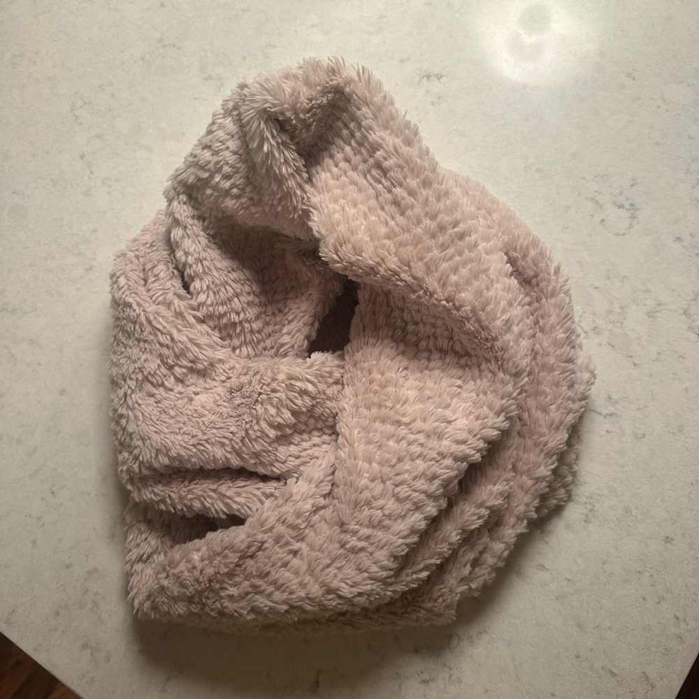 Free People Faux Fur Cozy Cow Neck Scarf
